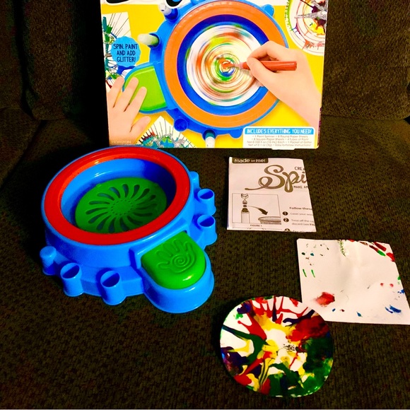 🌻4/$20 Made By Me Create Your Own Spinart - Picture 5 of 14